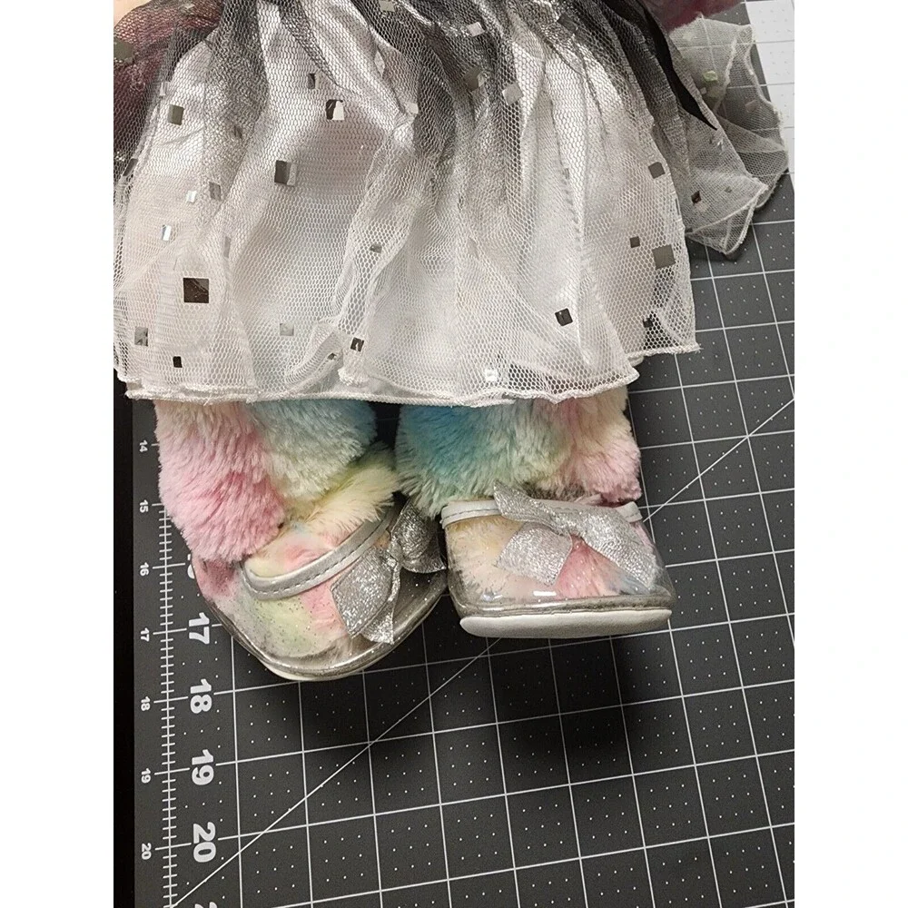 Build-A-Bear Tye Dye 16" Plush Rabbit Sparkly Star - Picture 9 of 9